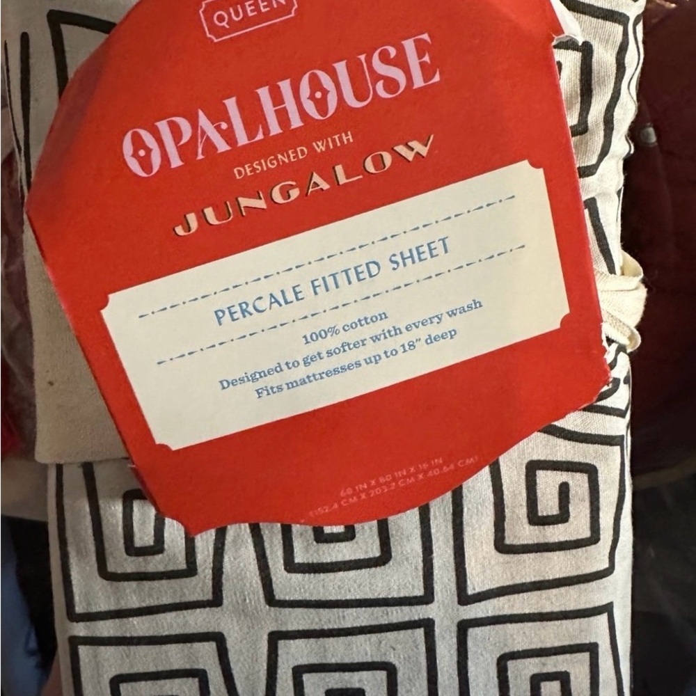 Opalhouse Jungalow Percale Fitted Sheet